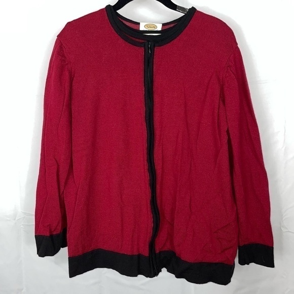 Talbots Sweater Set Tank Top Sleeveless and Long Sleeve Full Zip Cardigan Wool - Picture 2 of 12